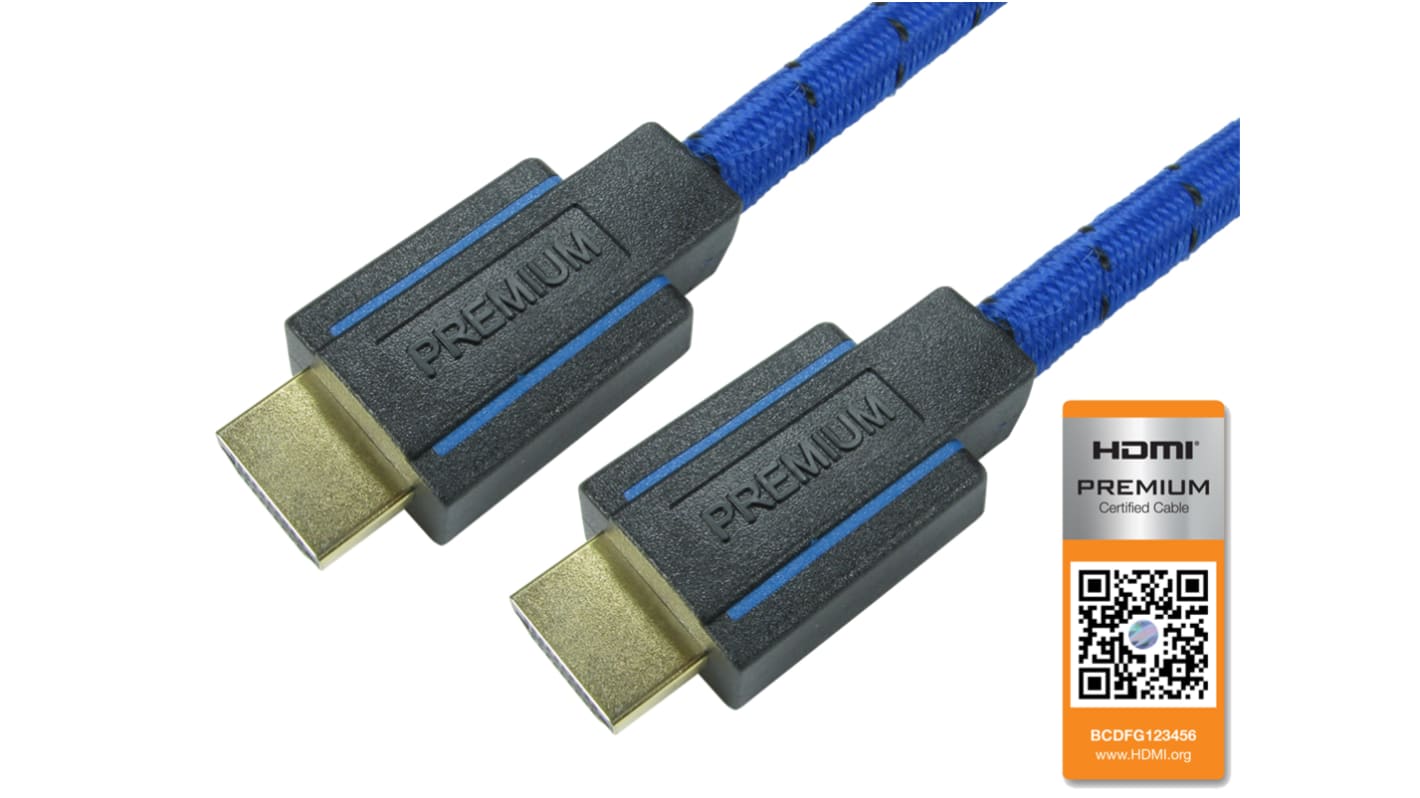 NewLink Premium Certified V2.0 B, 3m Male HDMI to Male HDMIPremium High Speed 4K @ 60Hz