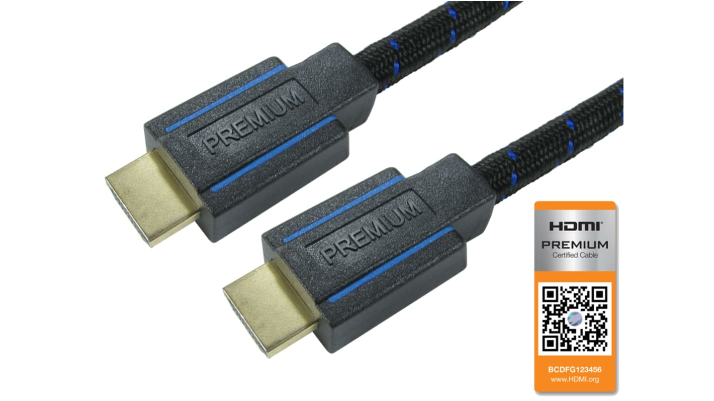 NewLink Premium Certified V2.0 B, 3m Male HDMI to Male HDMIPremium High Speed 4K @ 60Hz