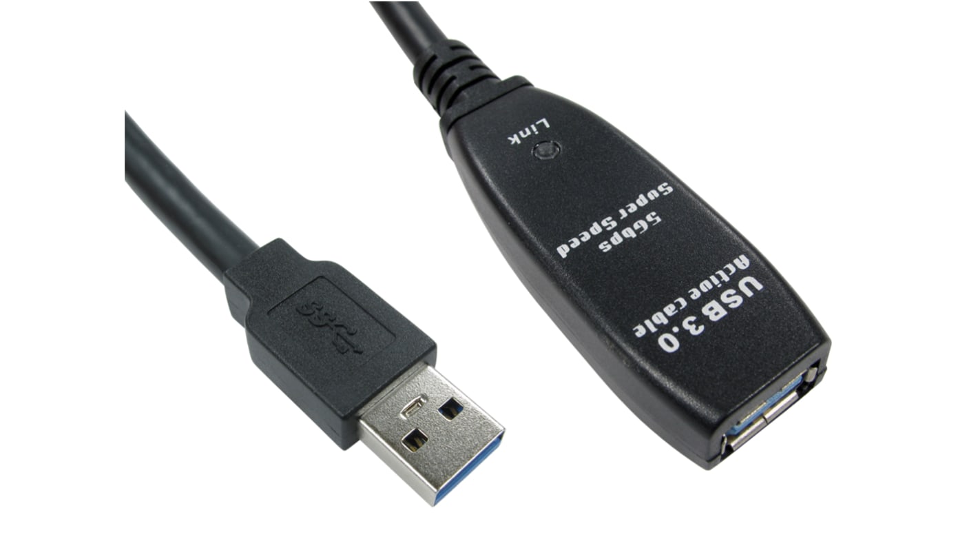 NewLink USB 3.0, Male USB A to Female USB A, 5m