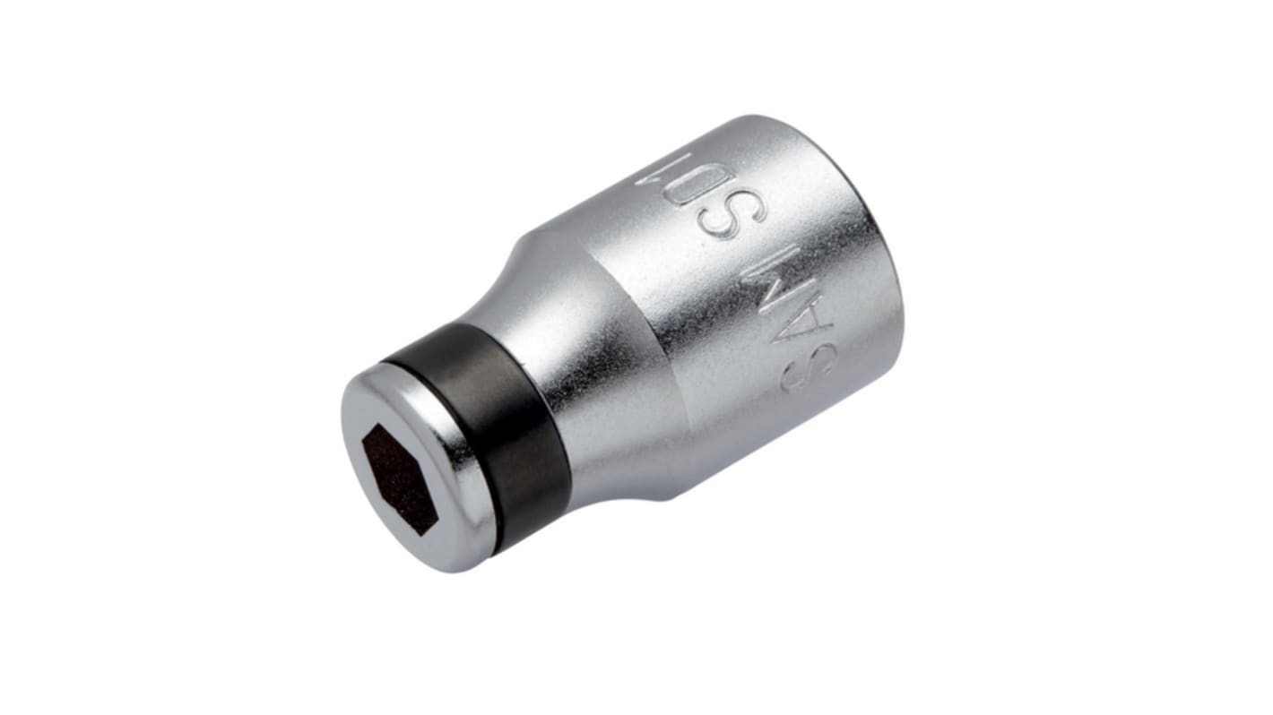 SAM 1/4 in Drive 5.5mm Standard Socket, 12 point, 25 mm Overall Length