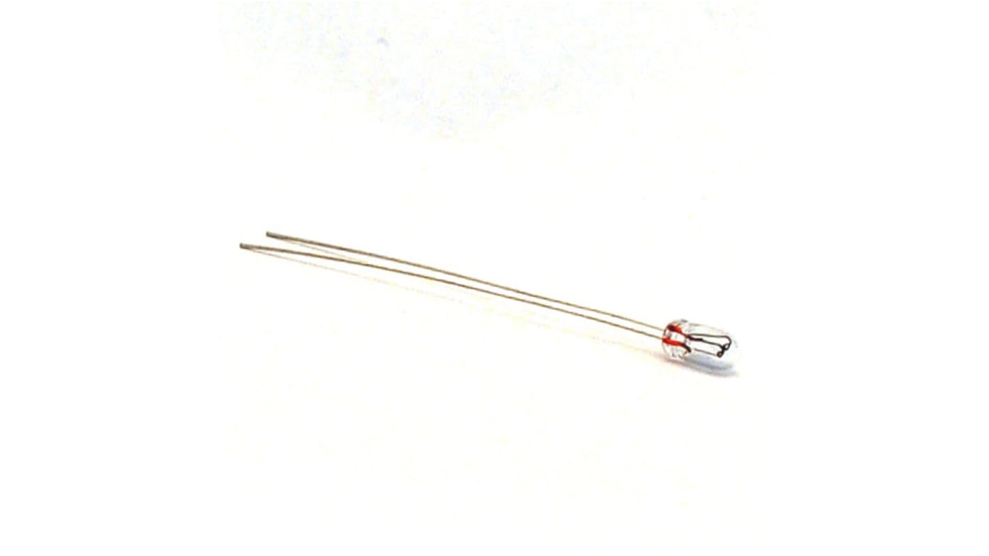 CML Innovative Technologies Wire Terminal Filament Indicator Lamp, Clear, 12 V, 60 mA, 10000h