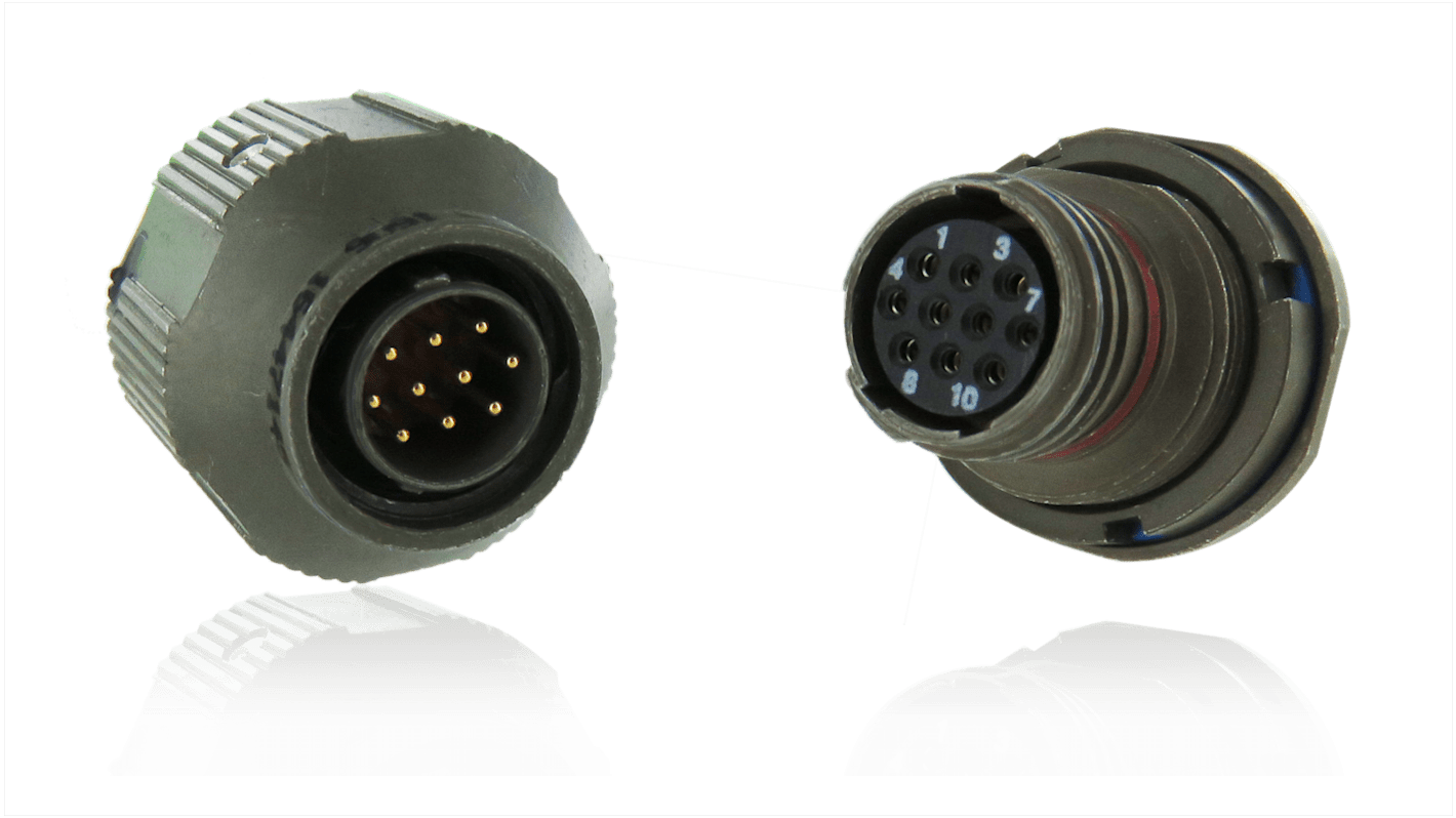 Connettore circolare MIL Maschio Amphenol Socapex Diritto, 13 poli, Maschio, Montaggio su cavo