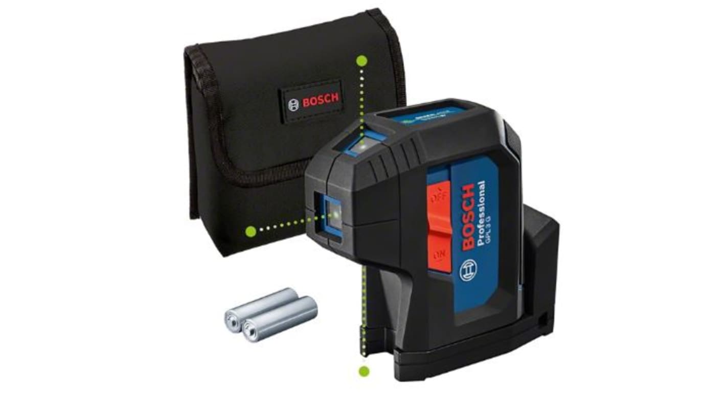 Bosch GPL 3 G 500 → 540nm Laser Colour Green Point Laser