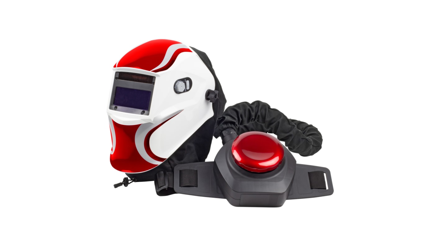 SIP PAPR WR2000 Helmet, Adjustable Headband, 98 x 55mm Lens