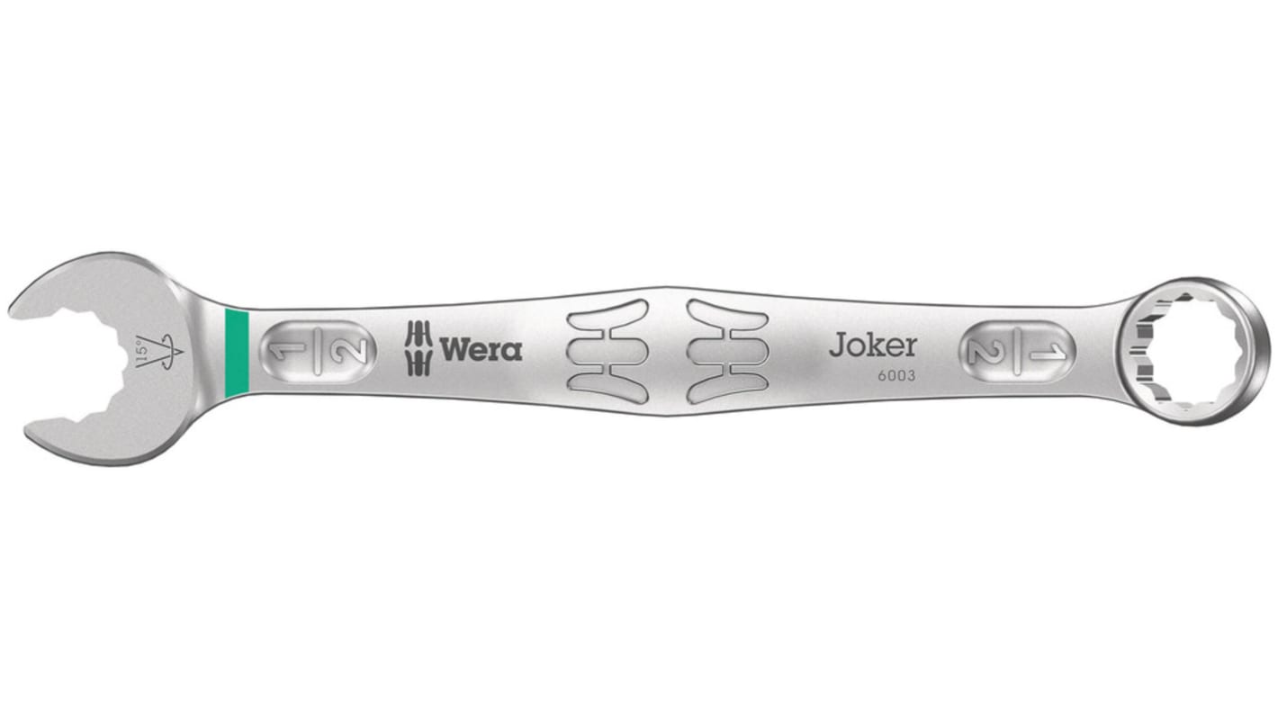 Wera Combination Spanner, 1/4in, Imperial, Double Ended, 105 mm Overall