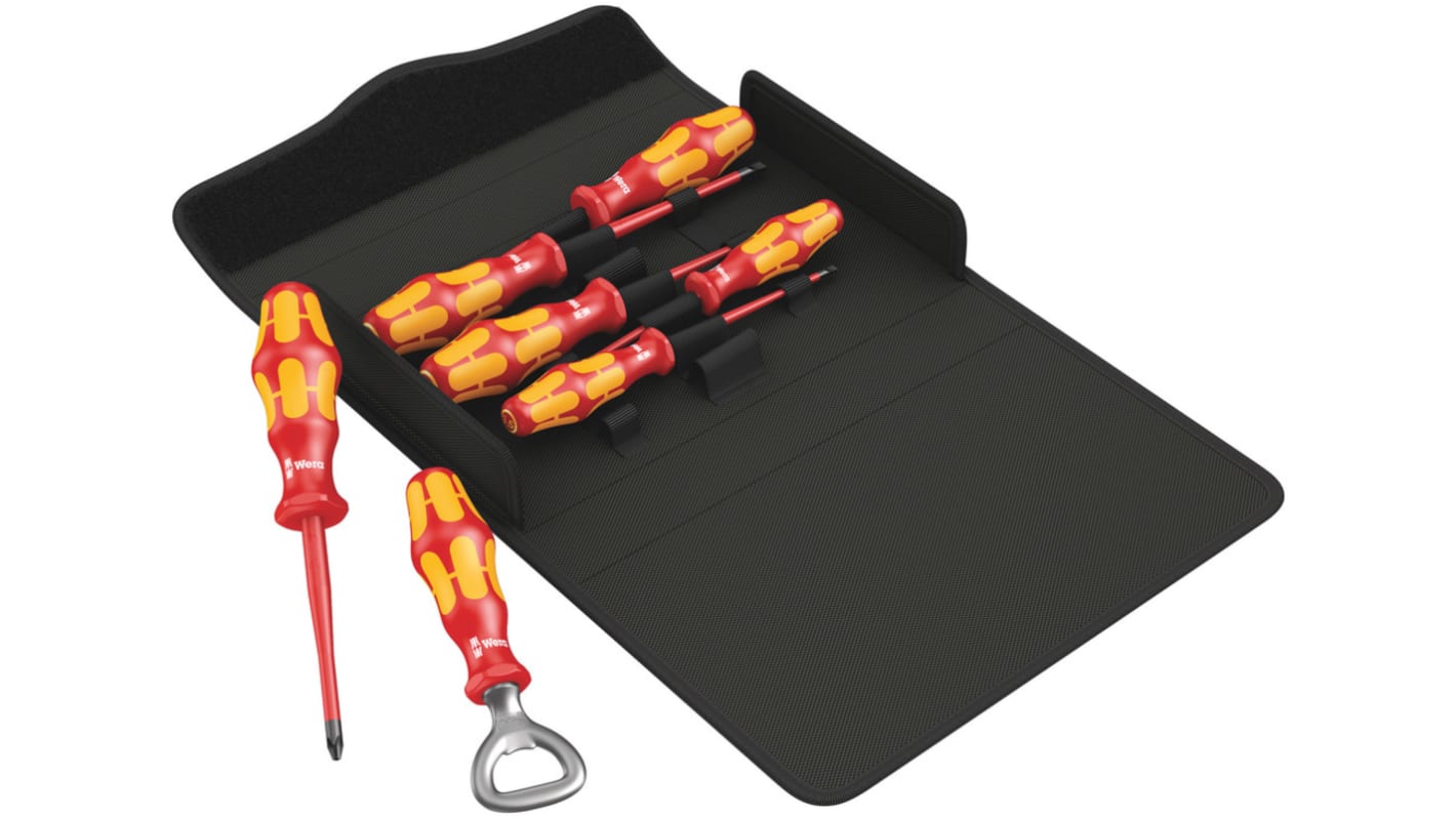 Set di cacciaviti Wera, 7 pezzi Phillips, a taglio