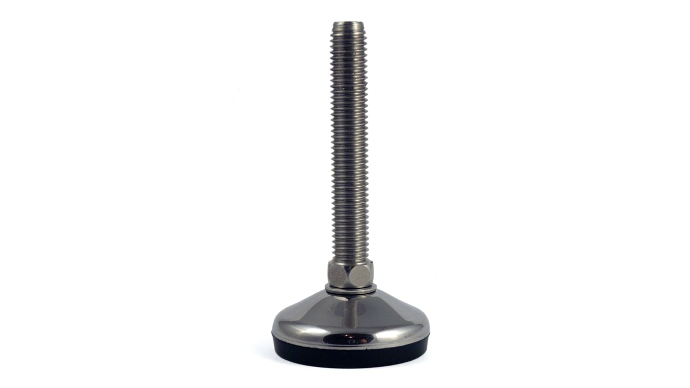 Stopka regulowana M12 średnica 60mm długość gwintu 125mm 700kg 10° RS PRO