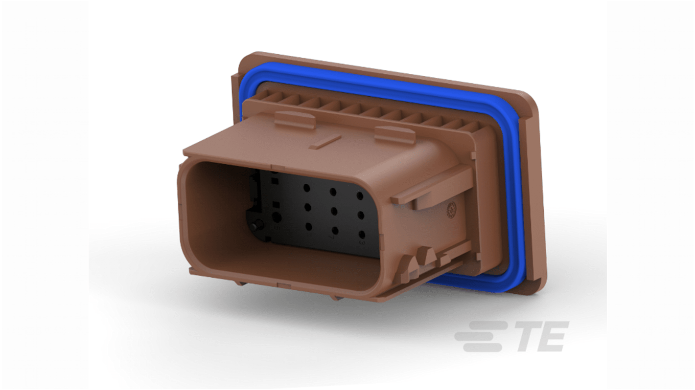 TE Connectivity AMPSEAL 16, 16P , 3 Rangées Connecteur automobile Femelle type Embase