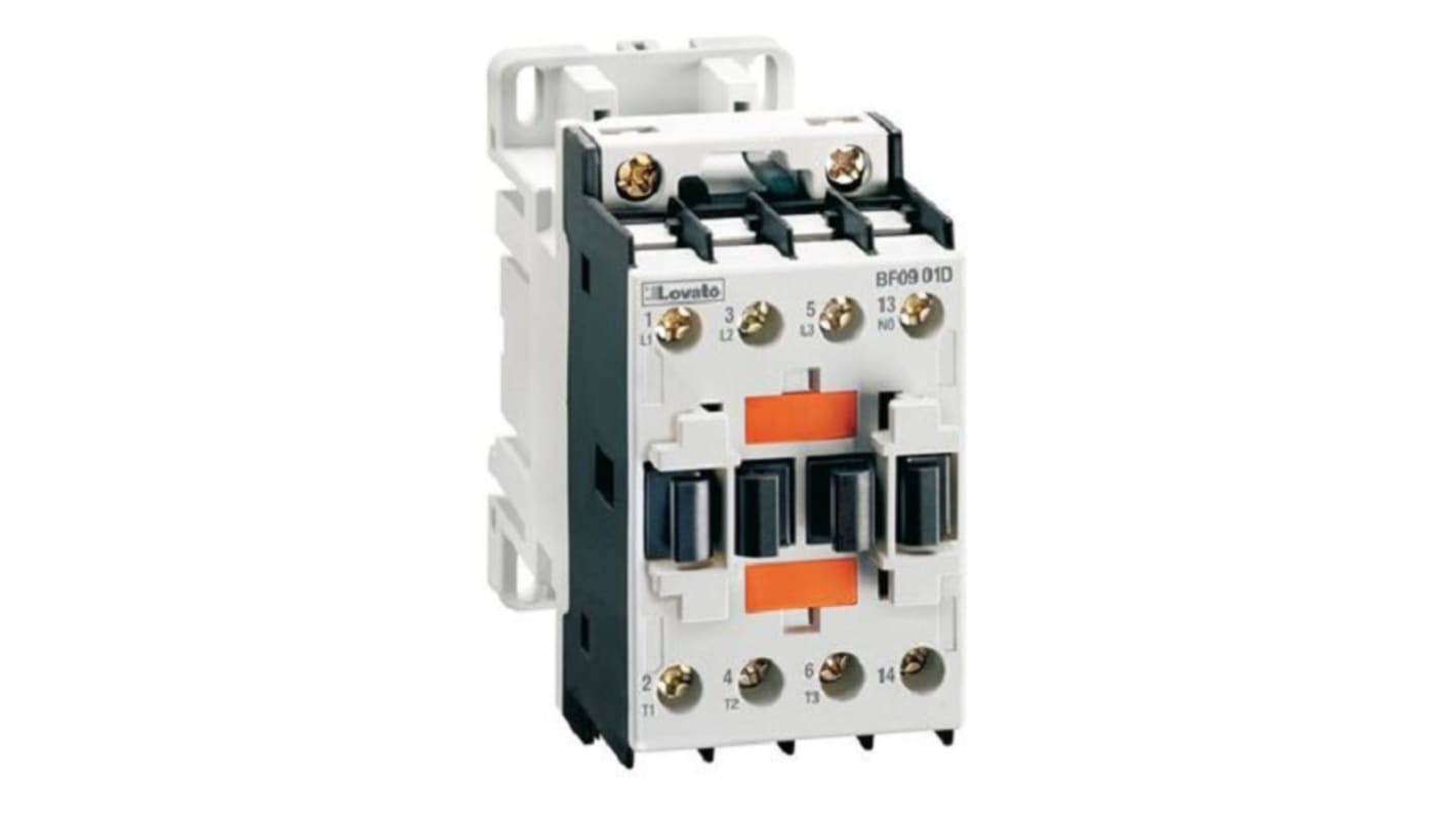 Stycznik 24 V DC Lovato styki: 3 10 kW 18 A 1NC BF1801D024