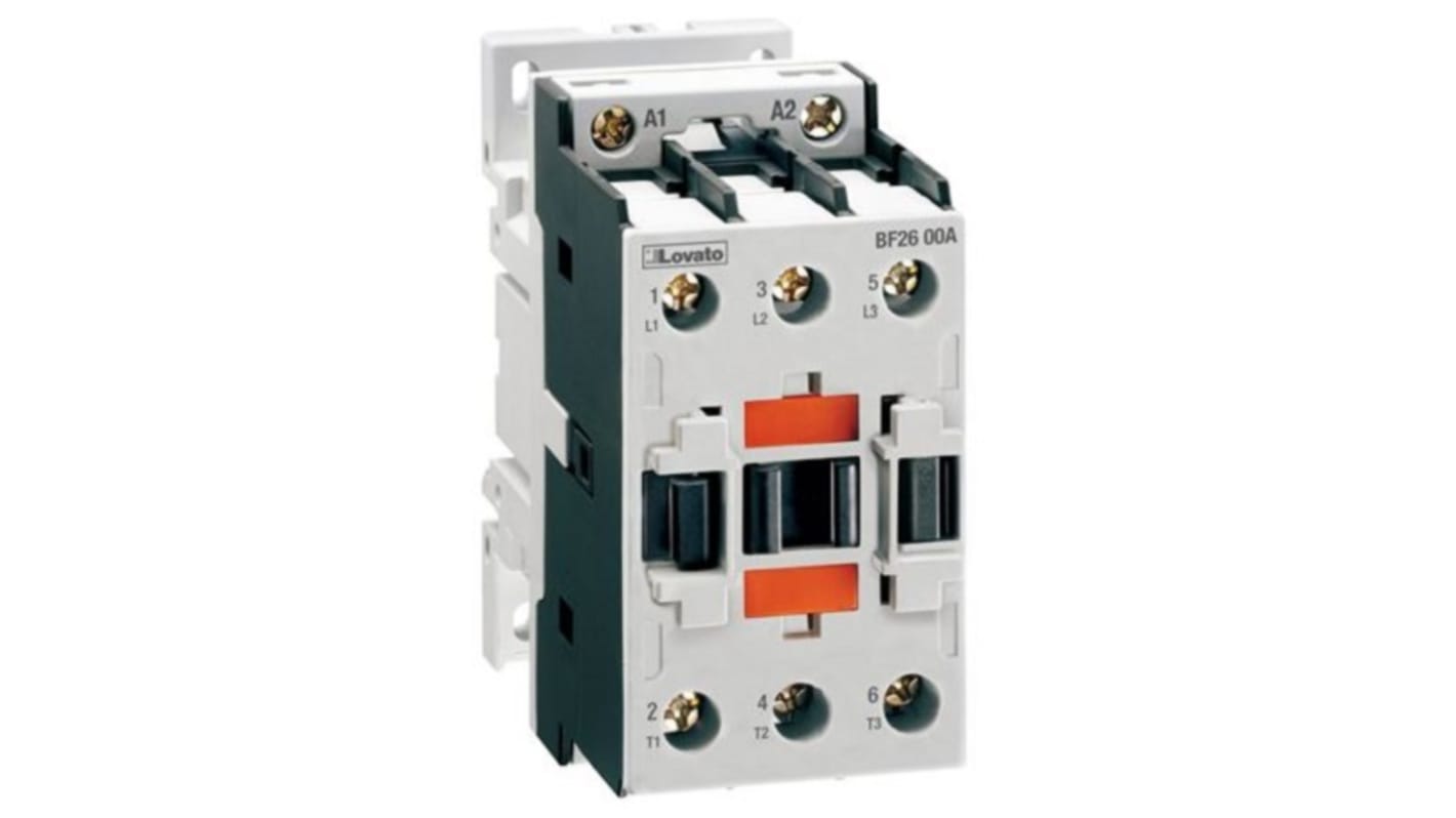 Stycznik 400 V AC Lovato styki: 3 18,5 kW 26 A 3NO BF2600A400