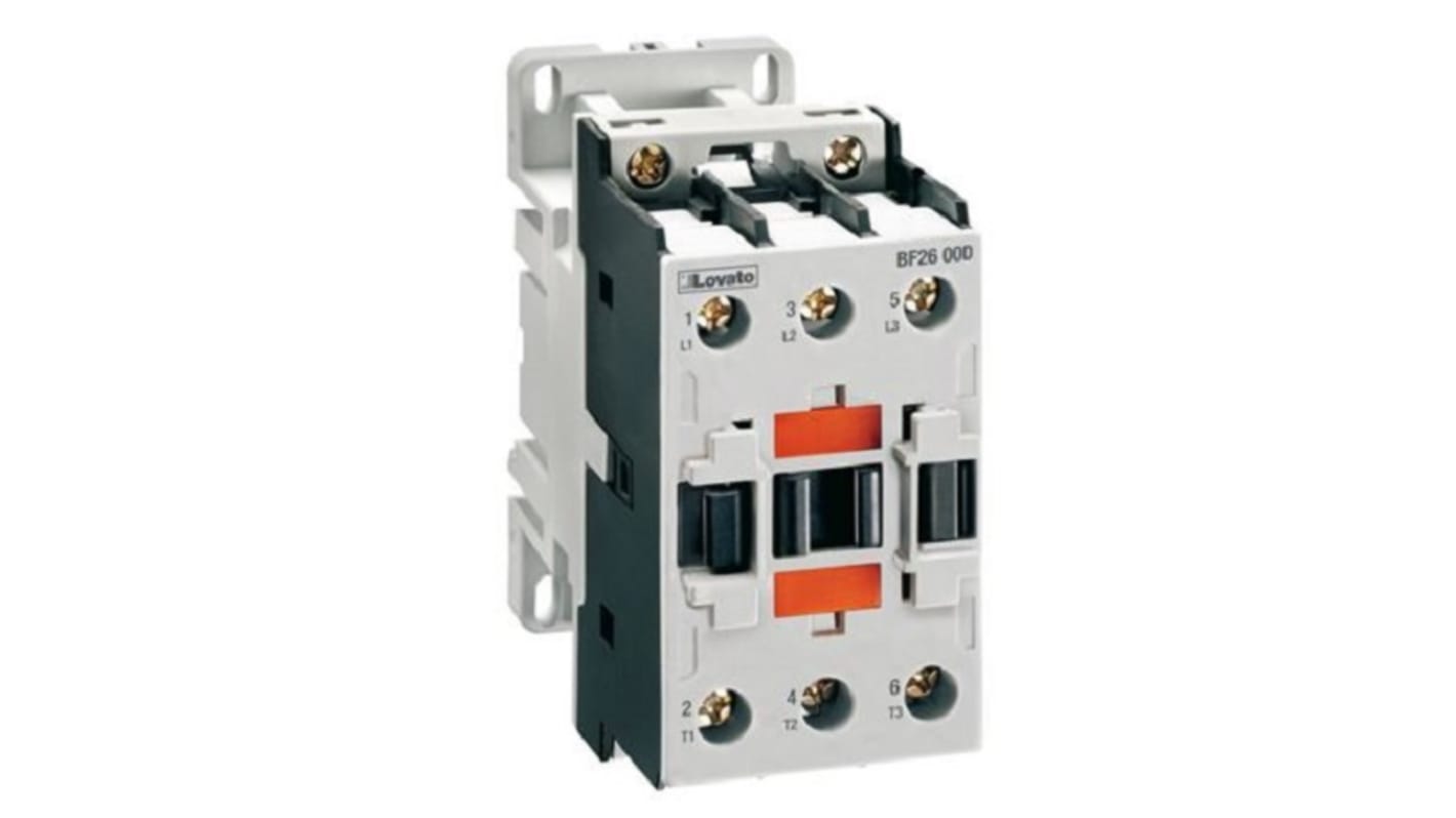 Stycznik 24 V DC Lovato styki: 3 18,5 kW 26 A 3NO BF2600D024
