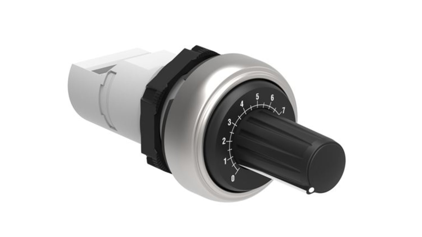 Potencjometr 2.5kΩ typ Obrotowy Lovato średnica wału 22 mm 1W