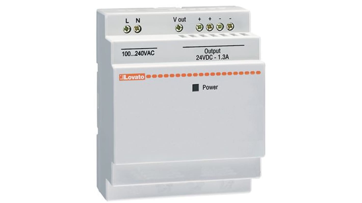 Fuente de alimentación PLC Lovato, para usar con PLC