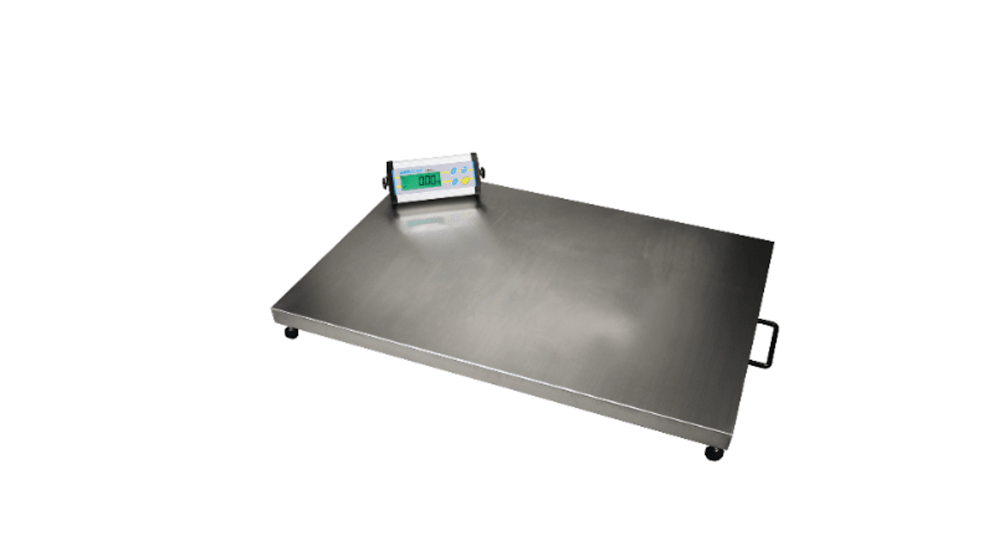 Waga 75kg platformowa dokładność: 20 g Adam Equipment Co Ltd zliczanie: Nie szalka: 600 x 900mm