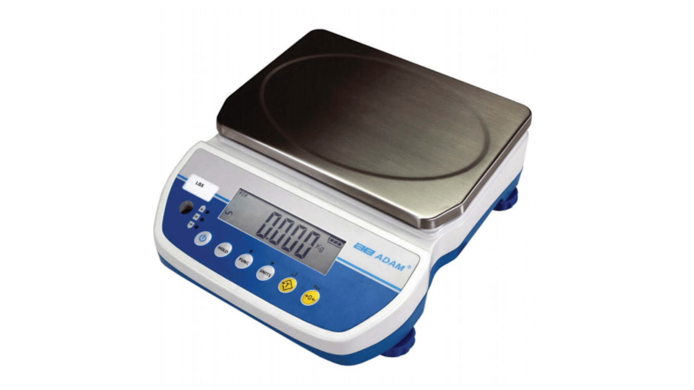 Adam Equipment Co Ltd LBX12 Bench Weighing Scale, 12kg Weight Capacity PreCal