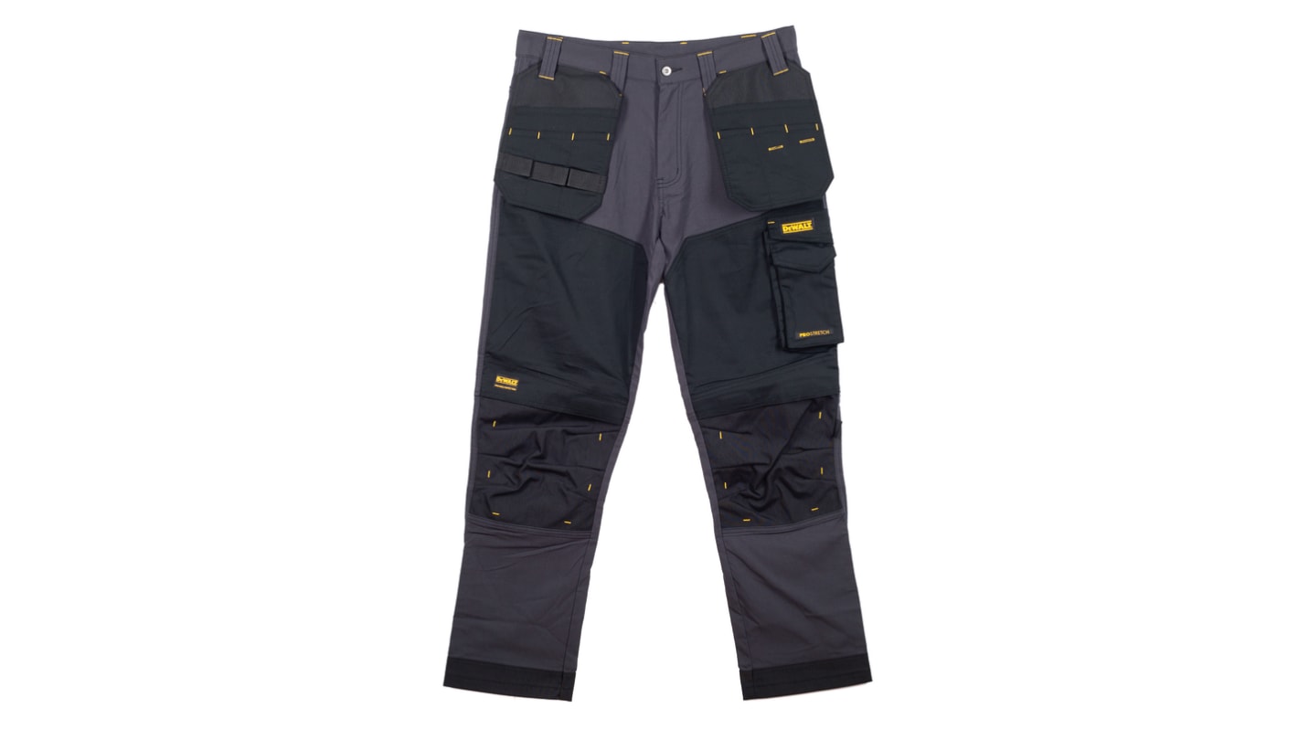 Pantalones de trabajo para Unisex, cintura 42plg, pierna 33plg, Gris/negro, Elástico Memphis 42plg 106.68cm