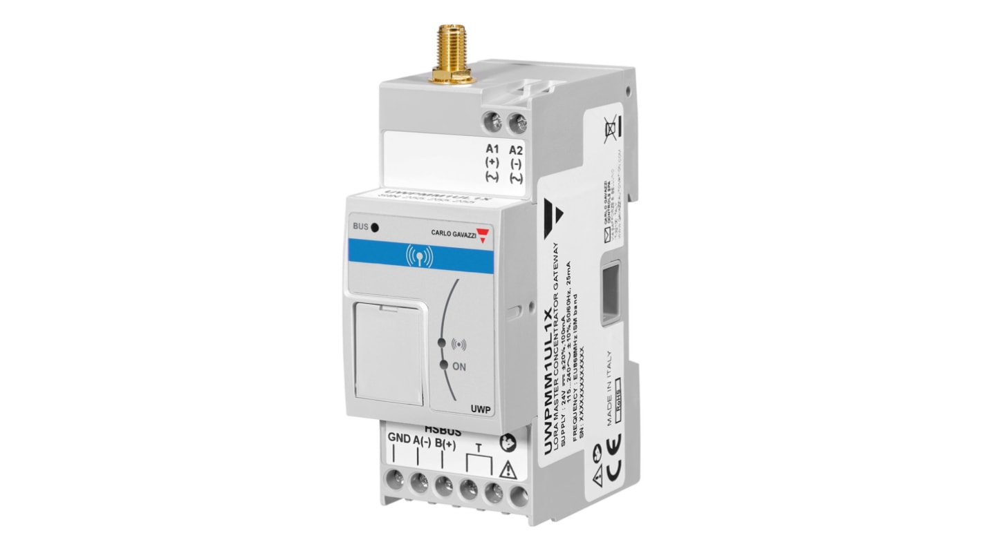 Puerta de enlace maestra inalámbrica Carlo Gavazzi para usar con Medidor de energía