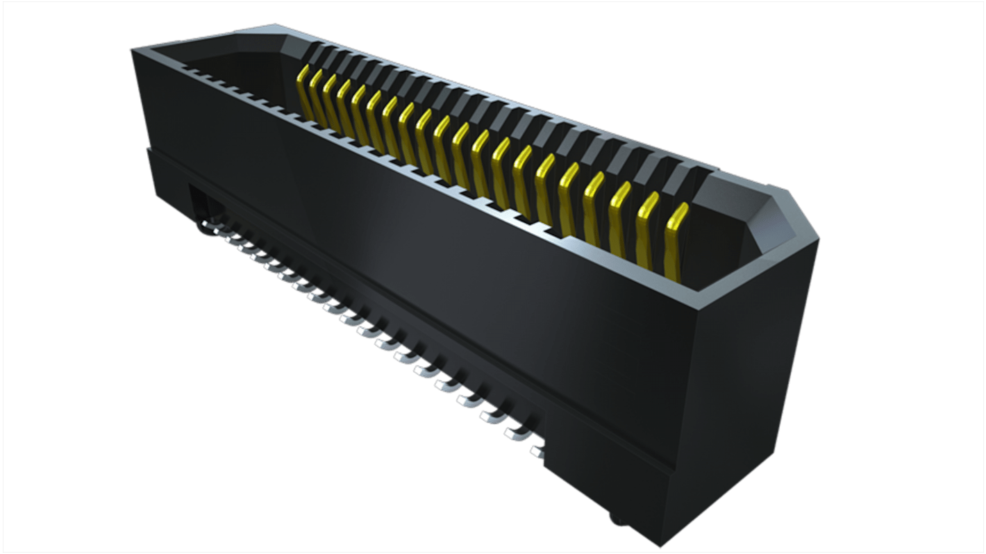 Gniazdo PCB 150 -pinowe 2 -rzędowe raster: 1.27mm typu płytka – płytka Kąt prosty SMD