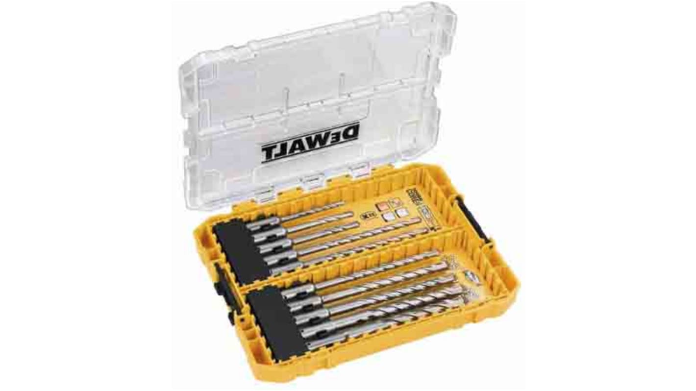 Set punte per trapano DeWALT in Acciaio rapido, Ø da 5 x 110mm a 12 x 160mm, 10 pezzi
