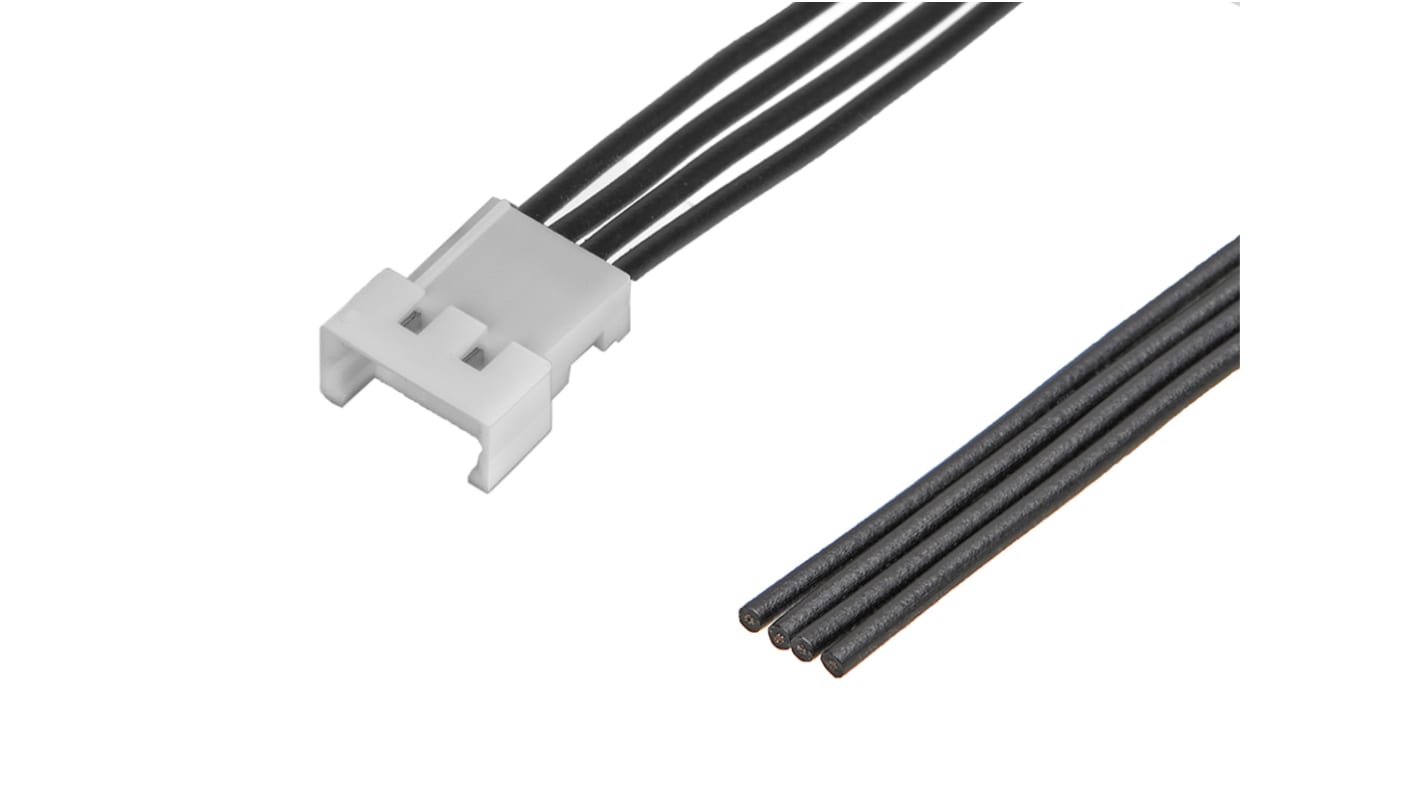 Molex 4 Way Male PicoBlade Unterminated Wire to Board Cable, 150mm