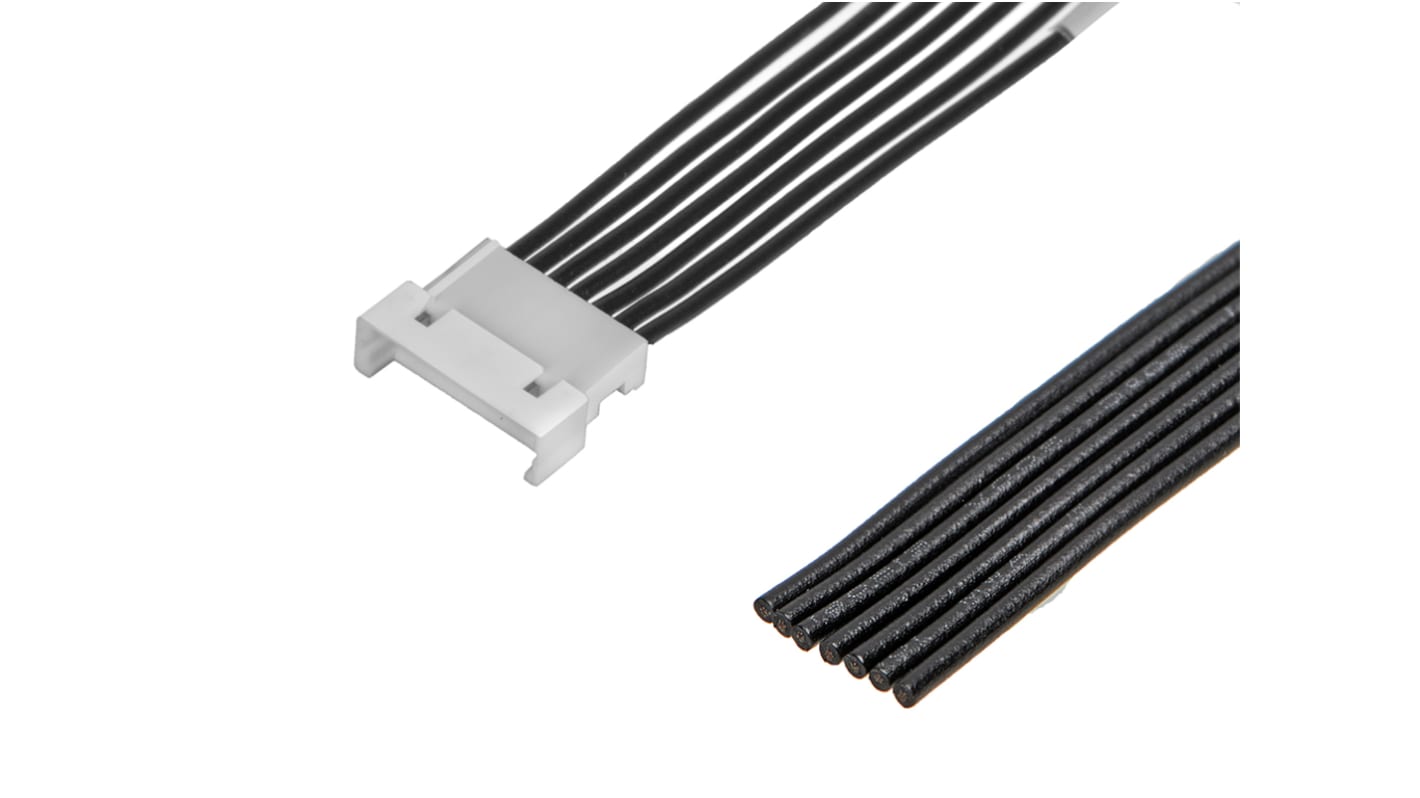 Molex 7 Way Male PicoBlade Unterminated Wire to Board Cable, 425mm