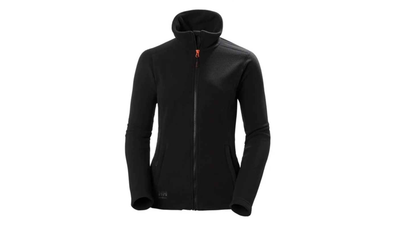 Helly Hansen Luna Unisex Fleece-Jacke Schwarz, Größe XL