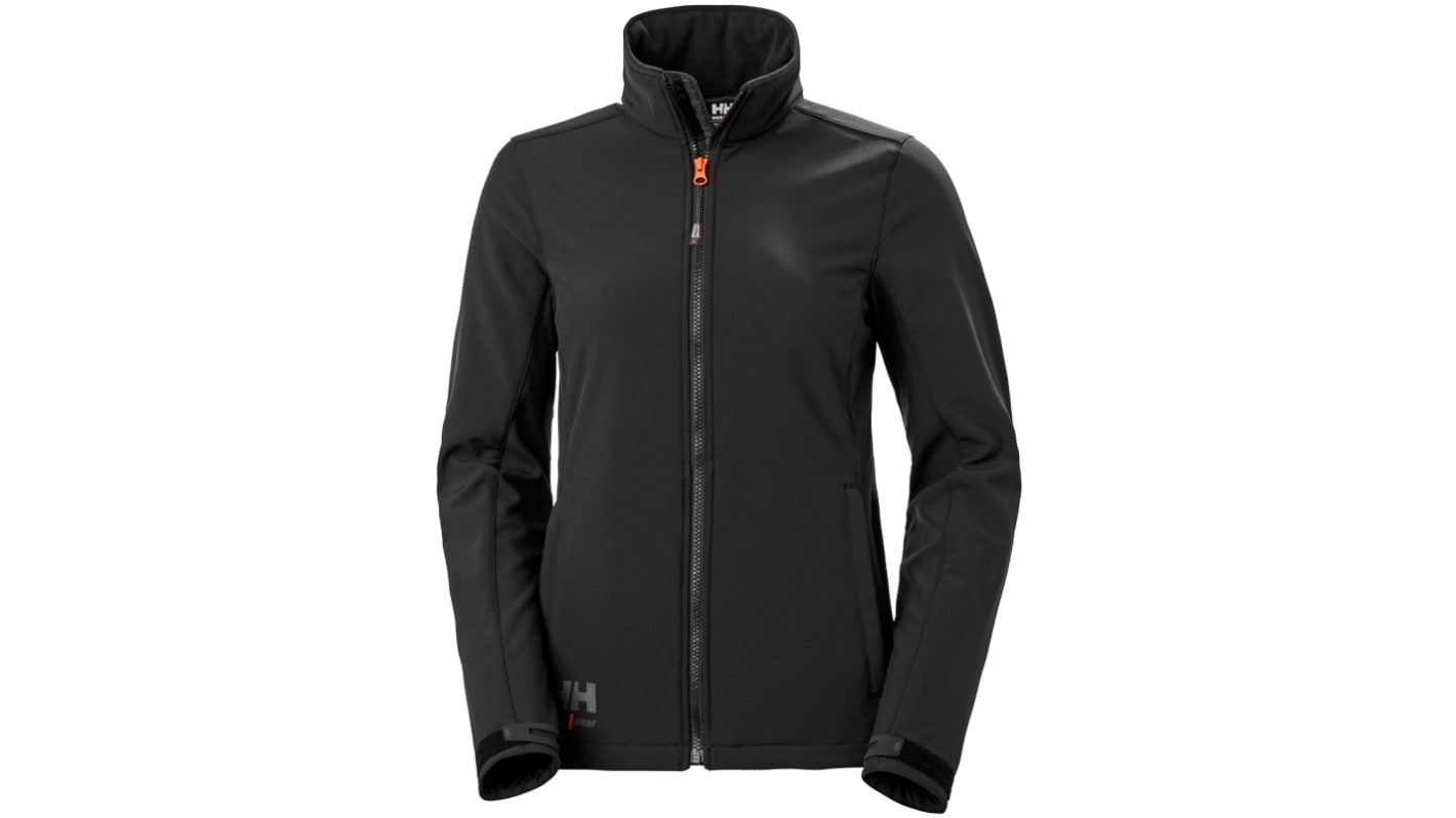 Helly Hansen Luna Damen Softshell Jacke, wasserdicht 94 % Polyester / 6 % Elastan Schwarz, Größe S