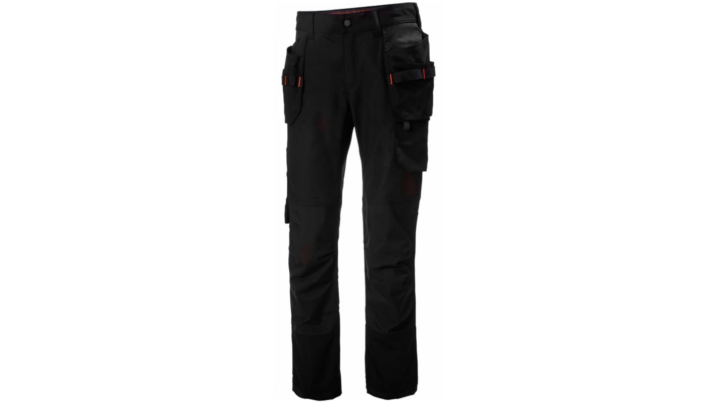 Pantaloni da lavoro Luna Nero Cotone, poliestere vita 37poll', lunghezza 32.5poll Leggeri 37poll 93cm