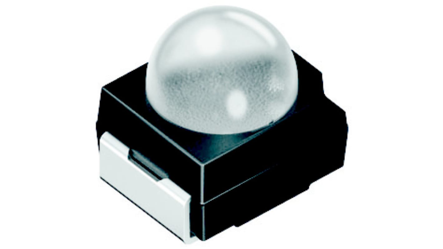 LED Blanc, CMS, PLCC 2, 2,7 V