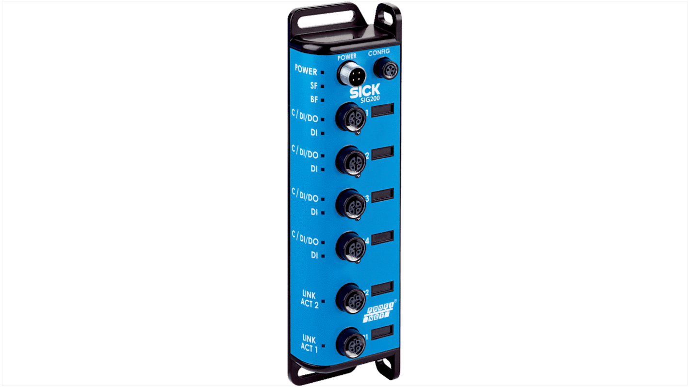 Répartiteur pour capteurs/actionneurs SICK, 4 ports , M12 IO-LINK Interface IO-Link