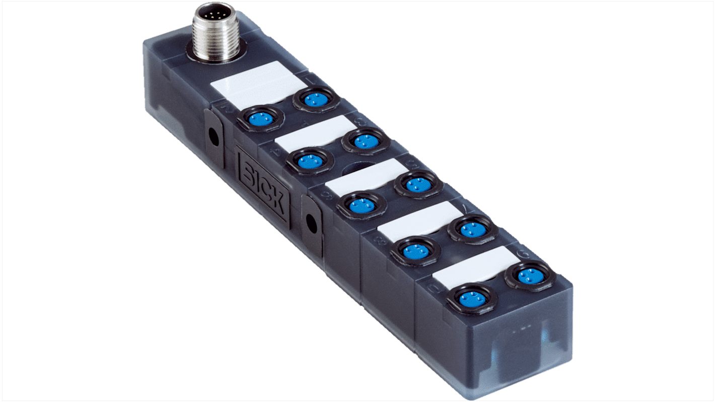 SICK 传感器分线盒, 10端口, 18 → 30V 直流, IP65, IP67