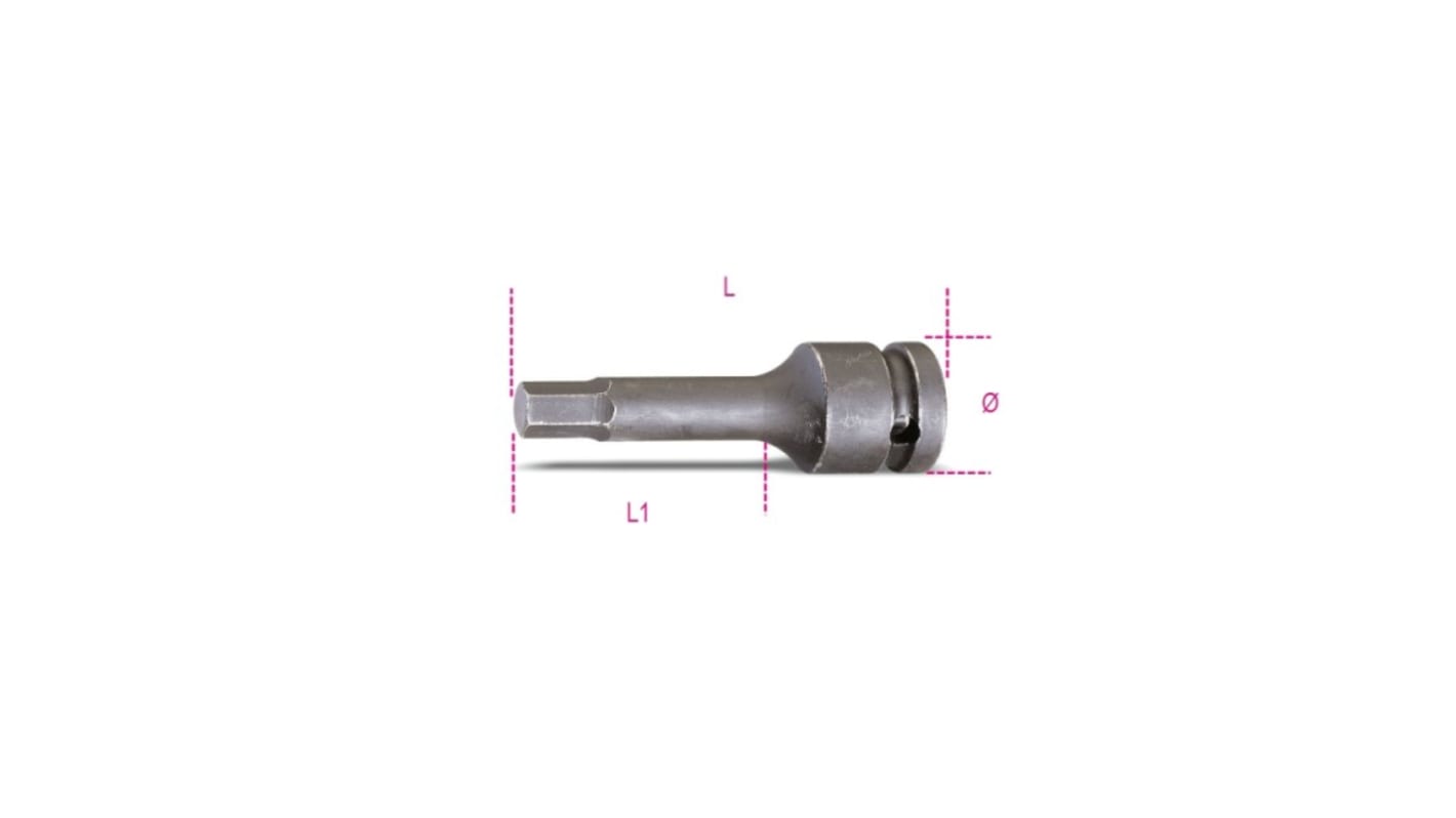 BETA Hexagon Screwdriver Bit, 5 mm Tip
