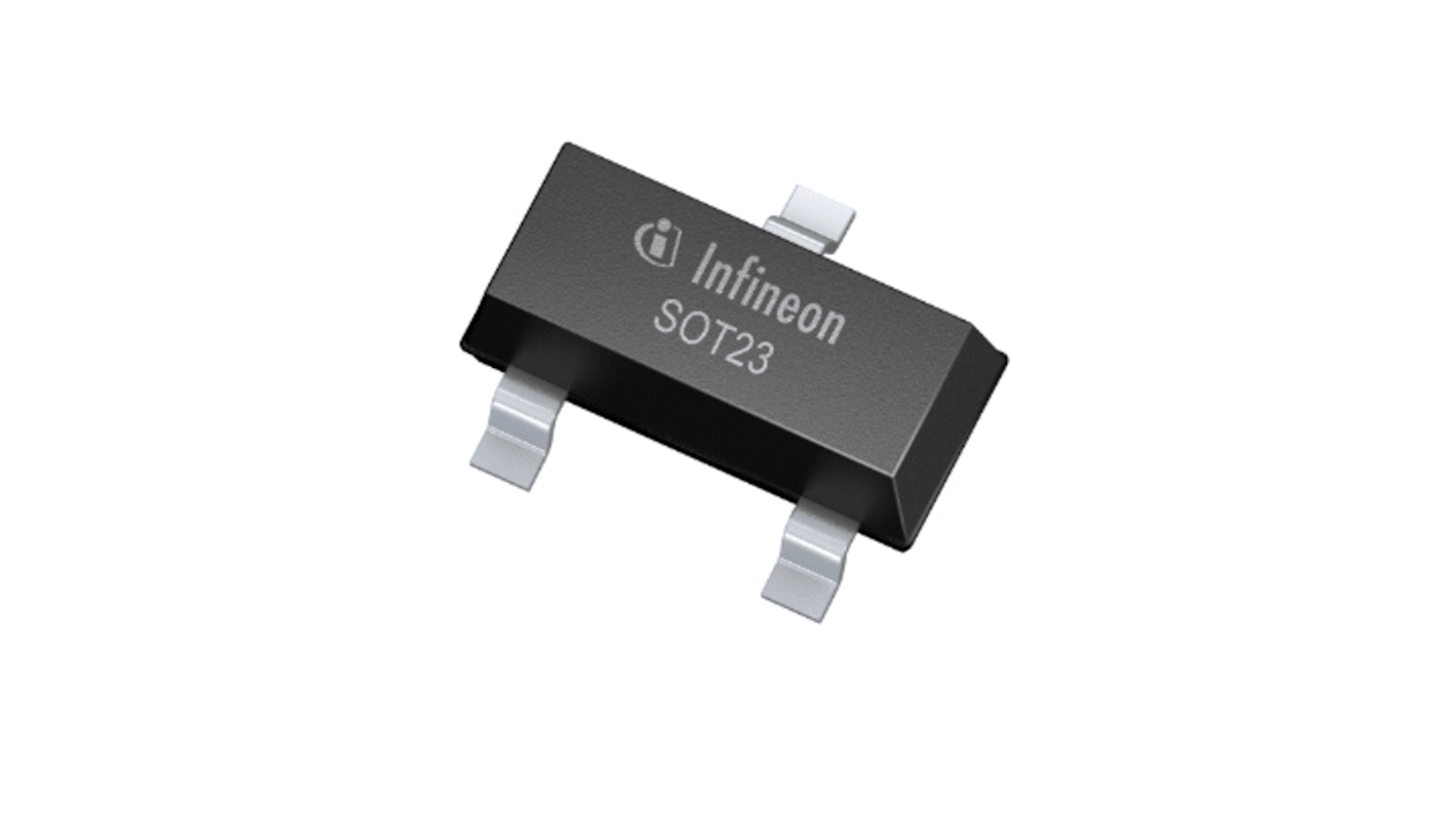 MOSFET Infineon, canale N, 21 mA, SOT-23, Montaggio superficiale