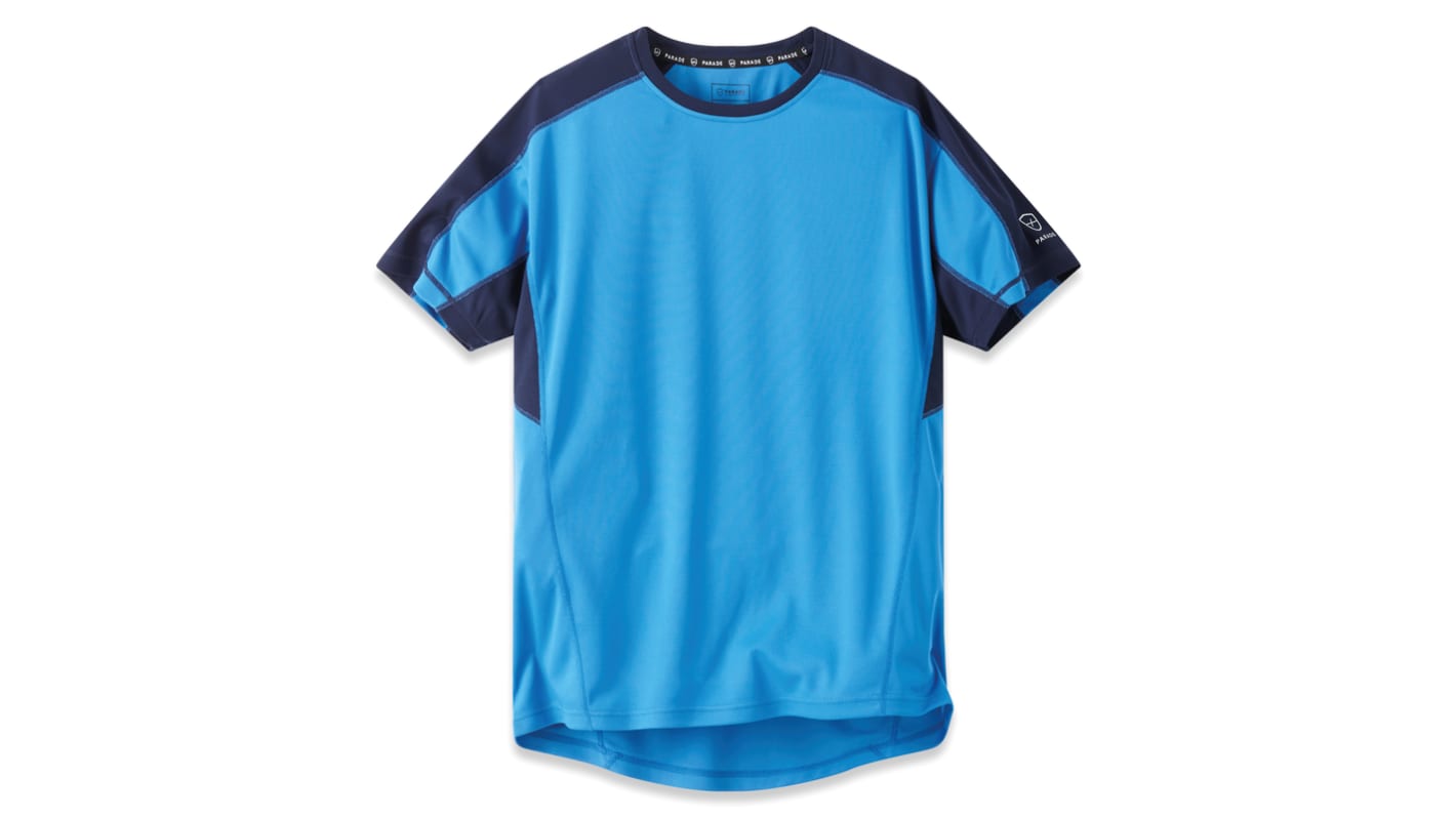 Parade OYABE T-Shirt T-Shirt Polyester Blau, Größe S Kurz