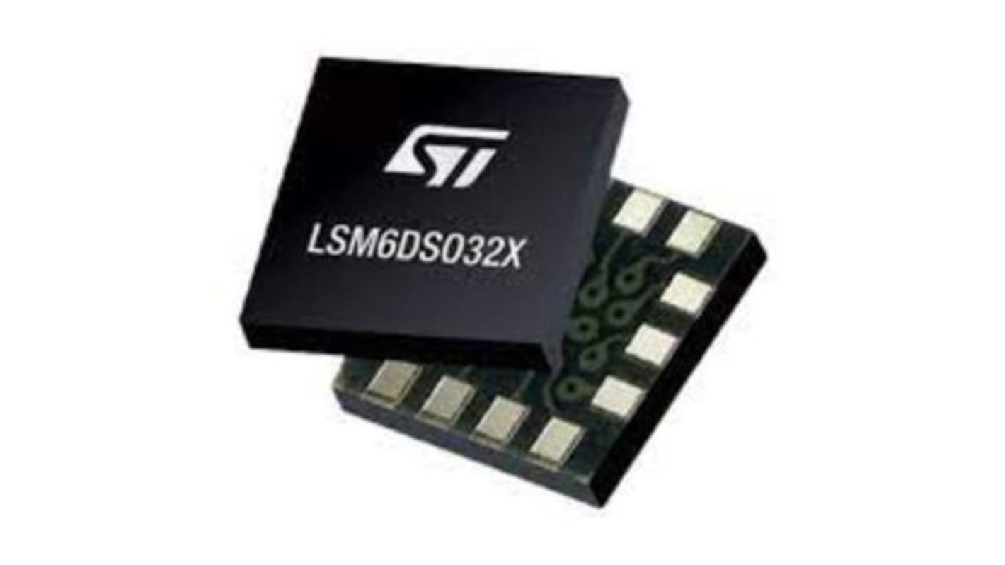 STMicroelectronics 数字加速度计和陀螺仪芯片, 加速度计, 14针, VFLGA-14L, 贴片安装