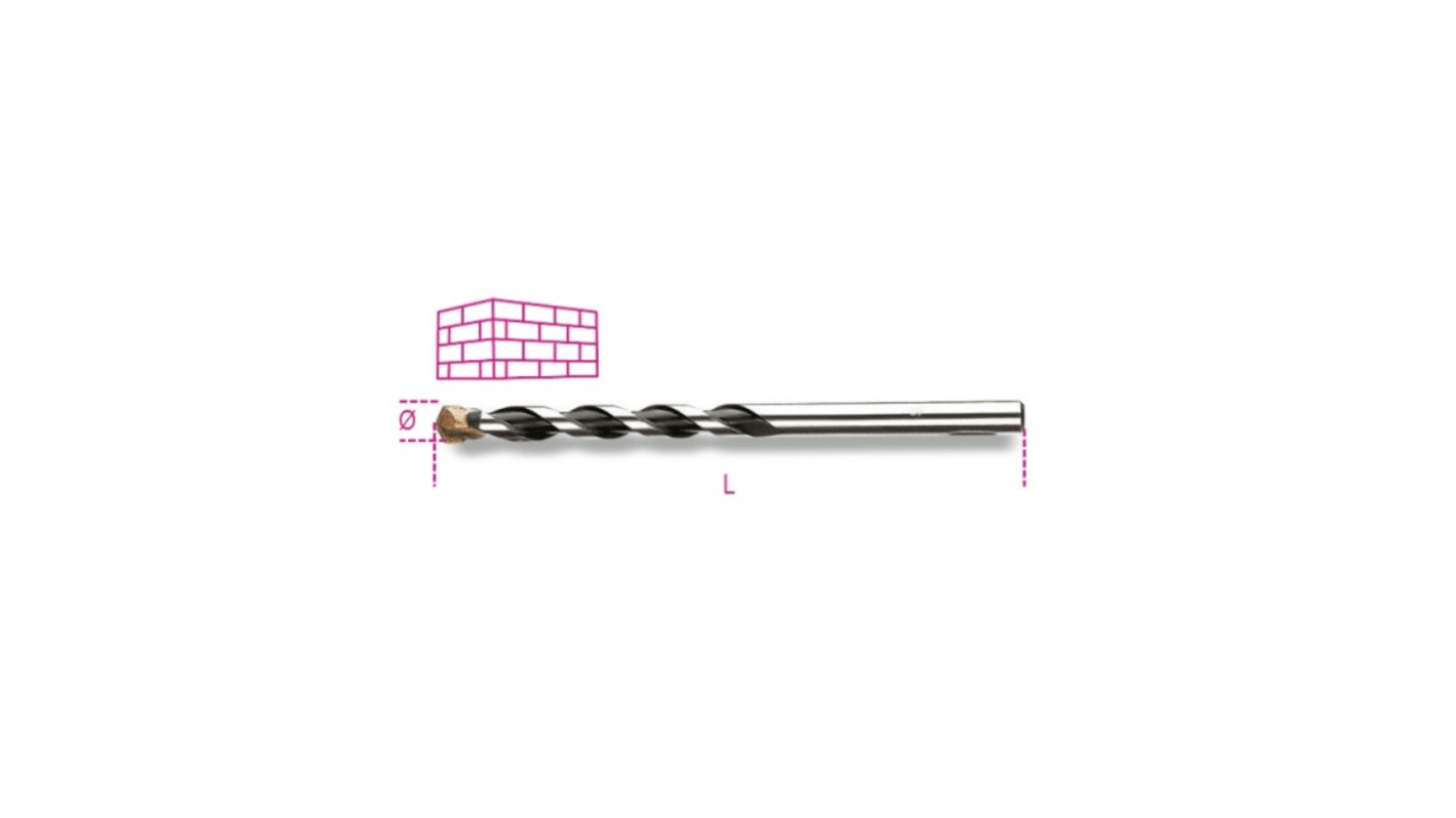 BETA 417 Series Masonry Drill Bit for Masonry, 16mm Diameter, 150 mm Overall