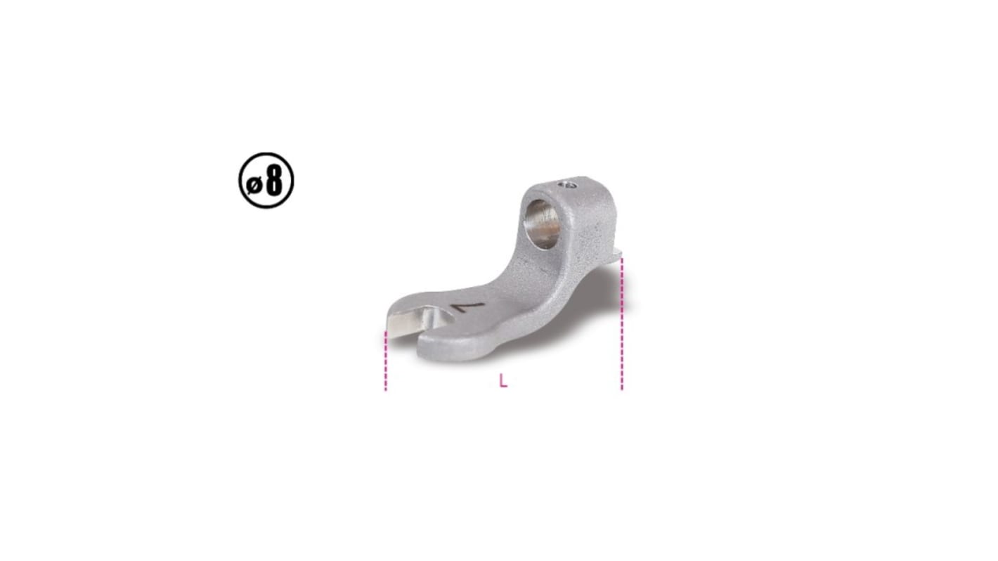 BETA Pipe Wrench, 42 mm Overall, 8mm Jaw Capacity