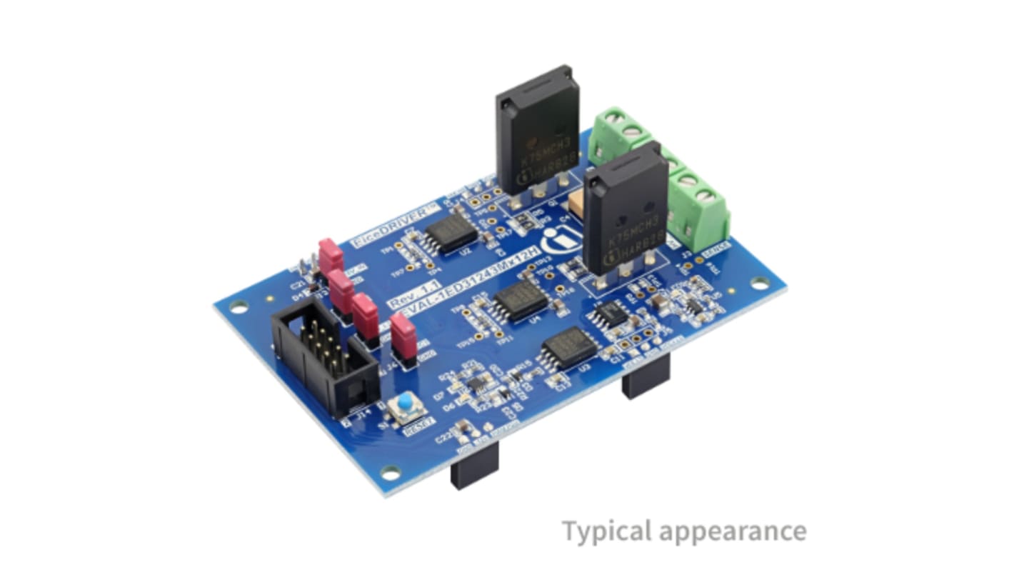 インフィニオン ゲートドライバモジュール, 評価ボード, MOSFETゲートドライバ, モータ 用, EVAL1ED3124MX12HTOBO1