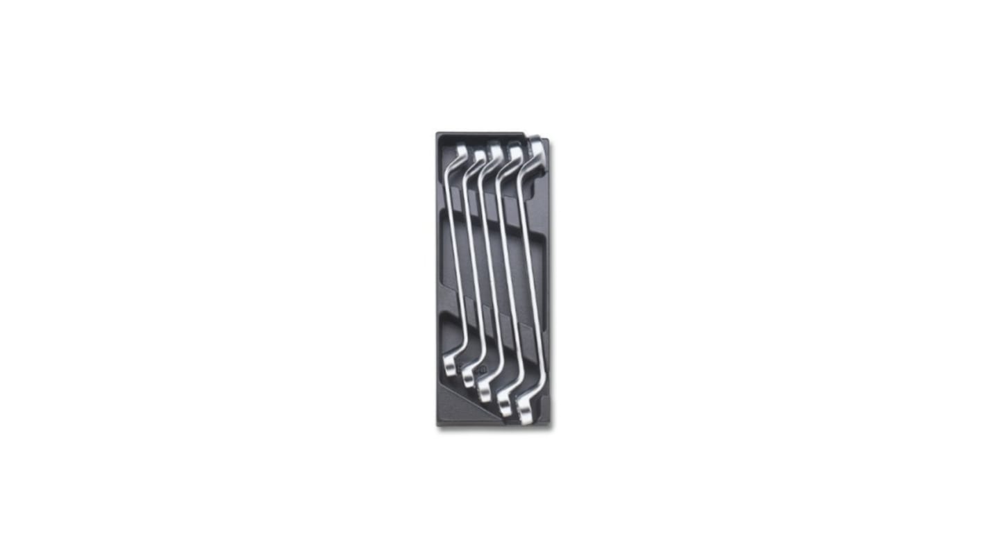 BETA 5-Piece Ring Spanner Set, 20 x 22 mm, 21 x 23 mm, 24 x 26 mm, 25 x 28 mm, 27 x 29 mm