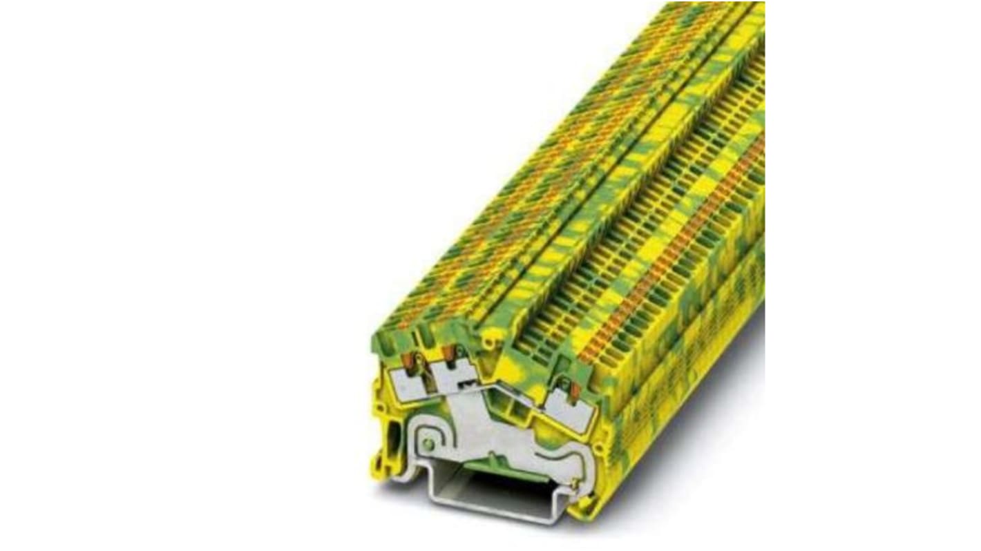 Phoenix Contact 3214602 PTS 1.5/S-TWIN-PE Series, 0.14 → 1.5mm², Push In Termination, ATEX, IECEx