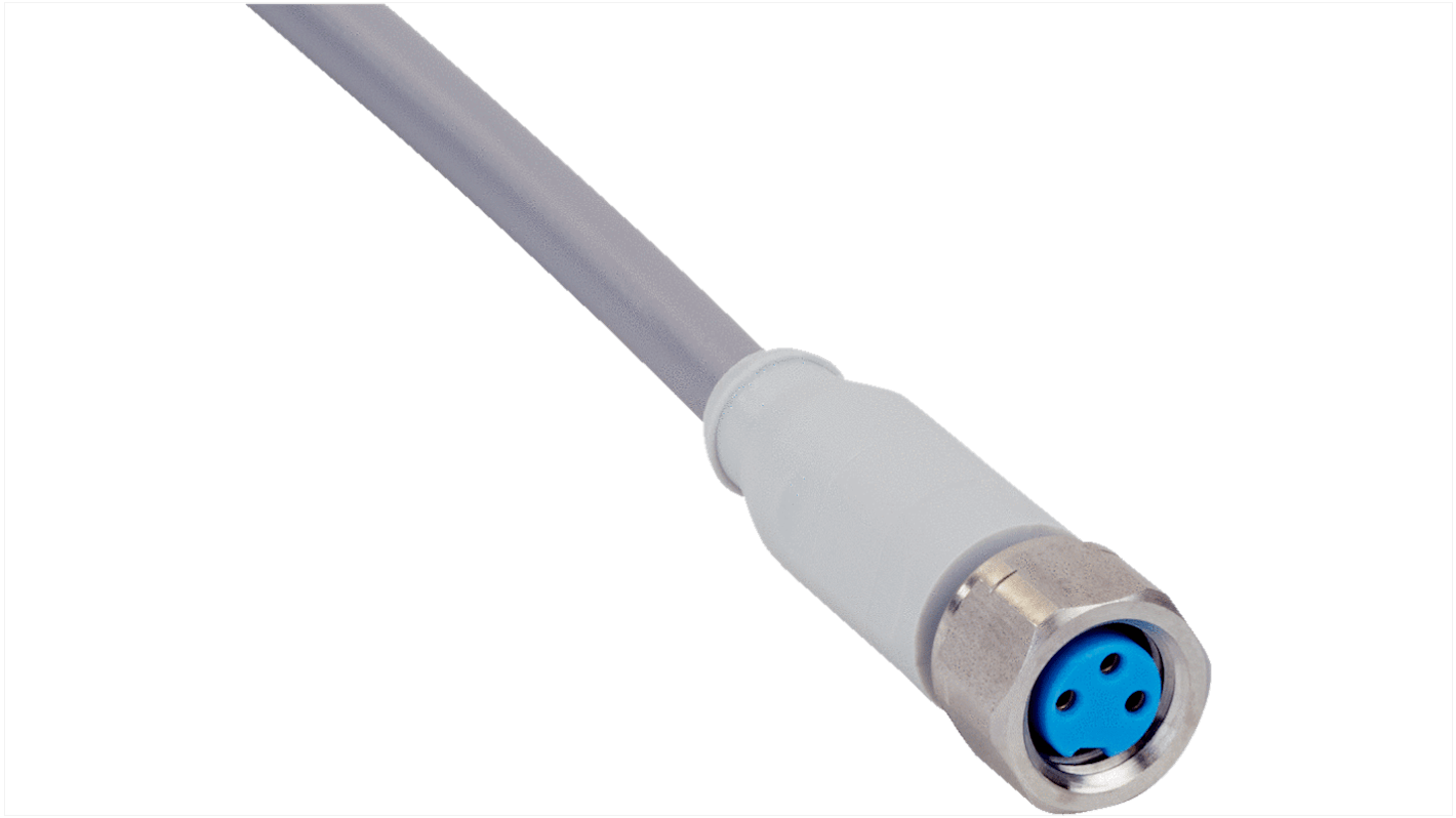 Sick Female 3 way M8 to Unterminated Sensor Actuator Cable, 10m