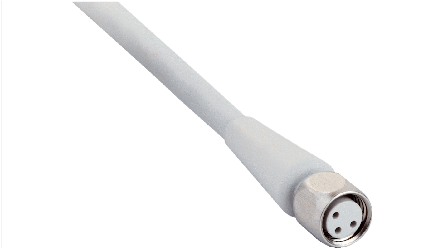 Sick Female 3 way M8 to Unterminated Sensor Actuator Cable, 10m