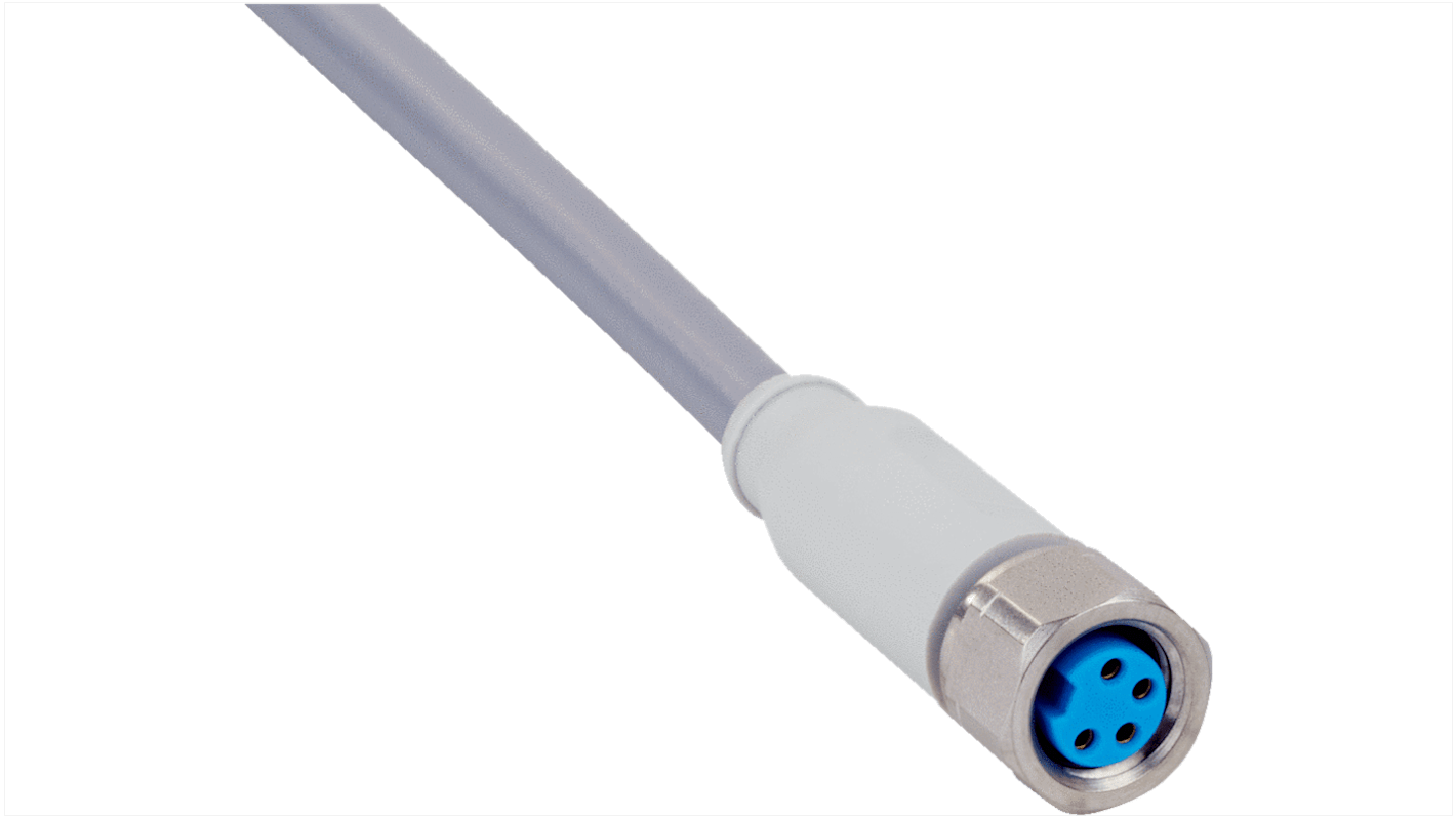 Sick Female 4 way M8 to Unterminated Sensor Actuator Cable, 5m