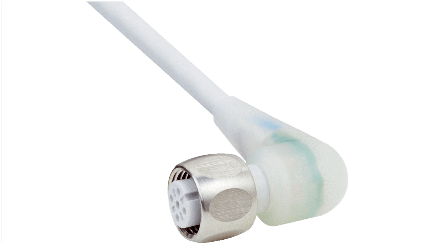 Sick Female 4 way M12 to Unterminated Sensor Actuator Cable, 2m