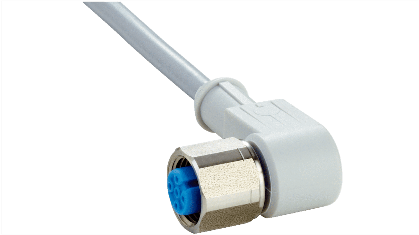 Sick Female 4 way M12 to Unterminated Sensor Actuator Cable, 2m