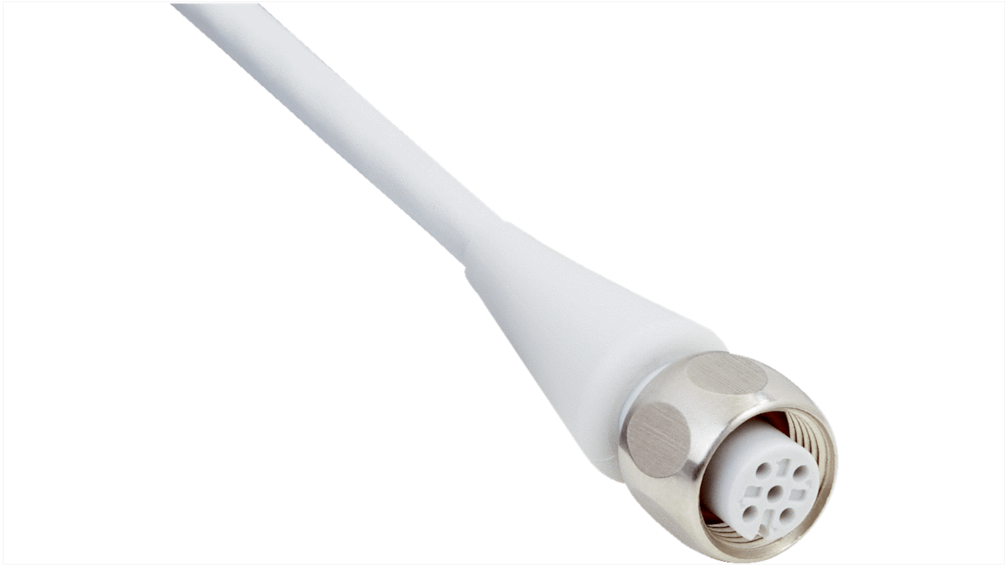 Sick Female 5 way M12 to Unterminated Sensor Actuator Cable, 2m