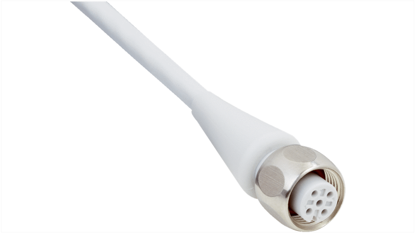 Sick Female 5 way M12 to Unterminated Sensor Actuator Cable, 10m