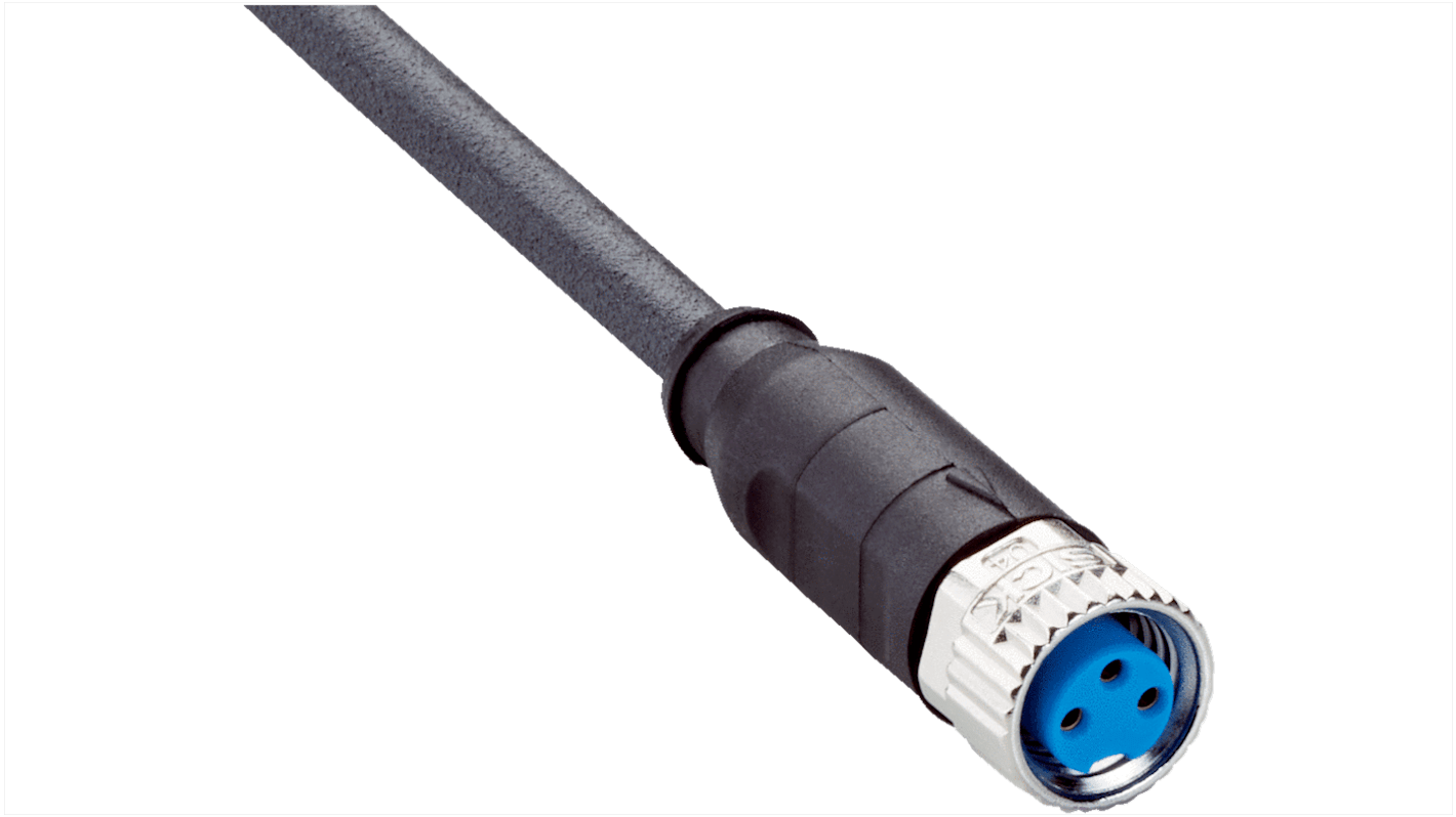 Sick Female 3 way M8 to Unterminated Sensor Actuator Cable, 3m