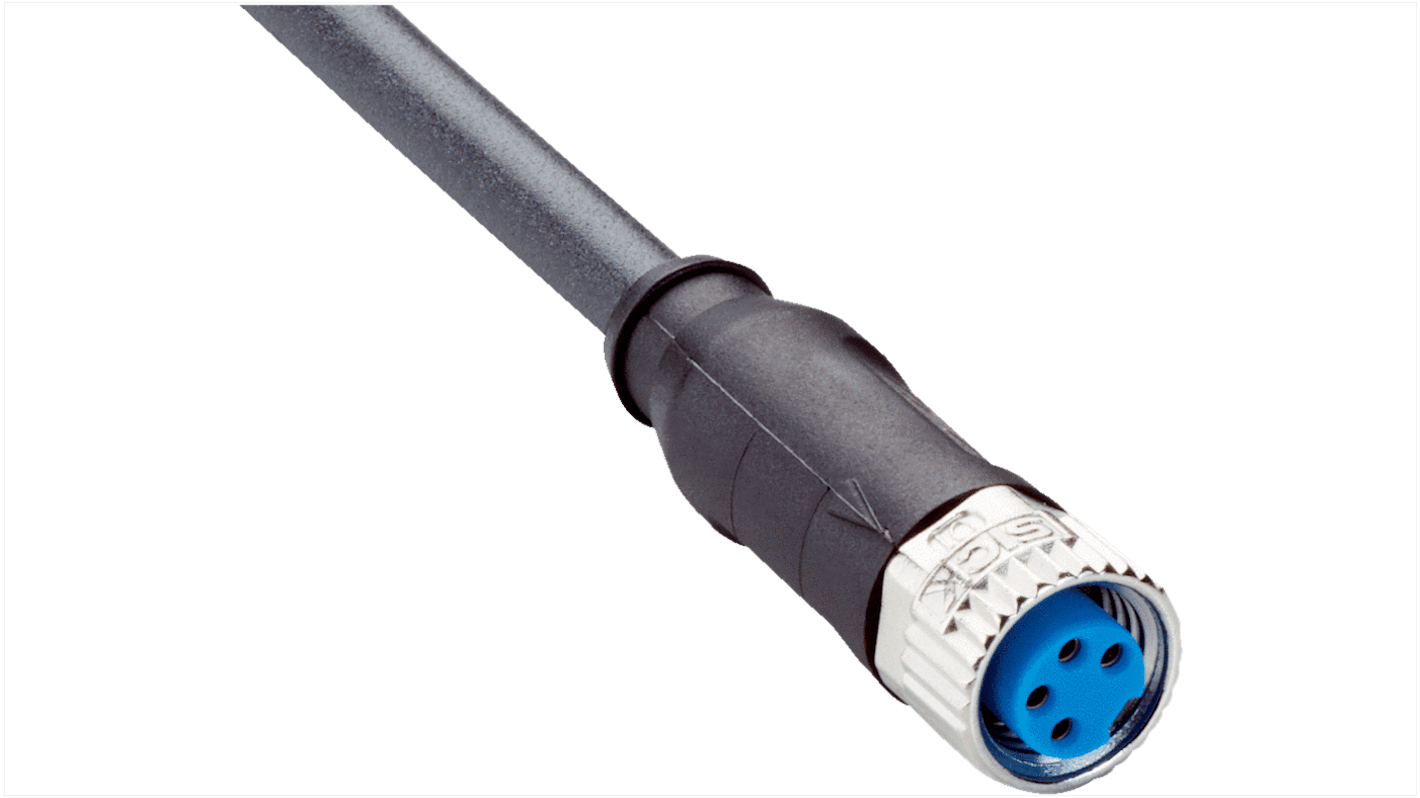 Sick Female 4 way M8 to Unterminated Sensor Actuator Cable, 2m