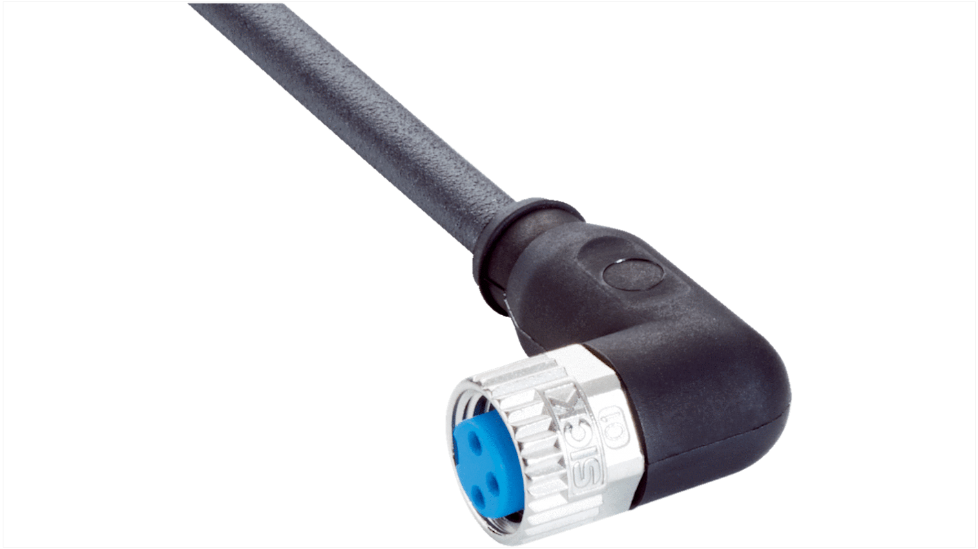 Sick Female 3 way M8 to Unterminated Sensor Actuator Cable, 5m